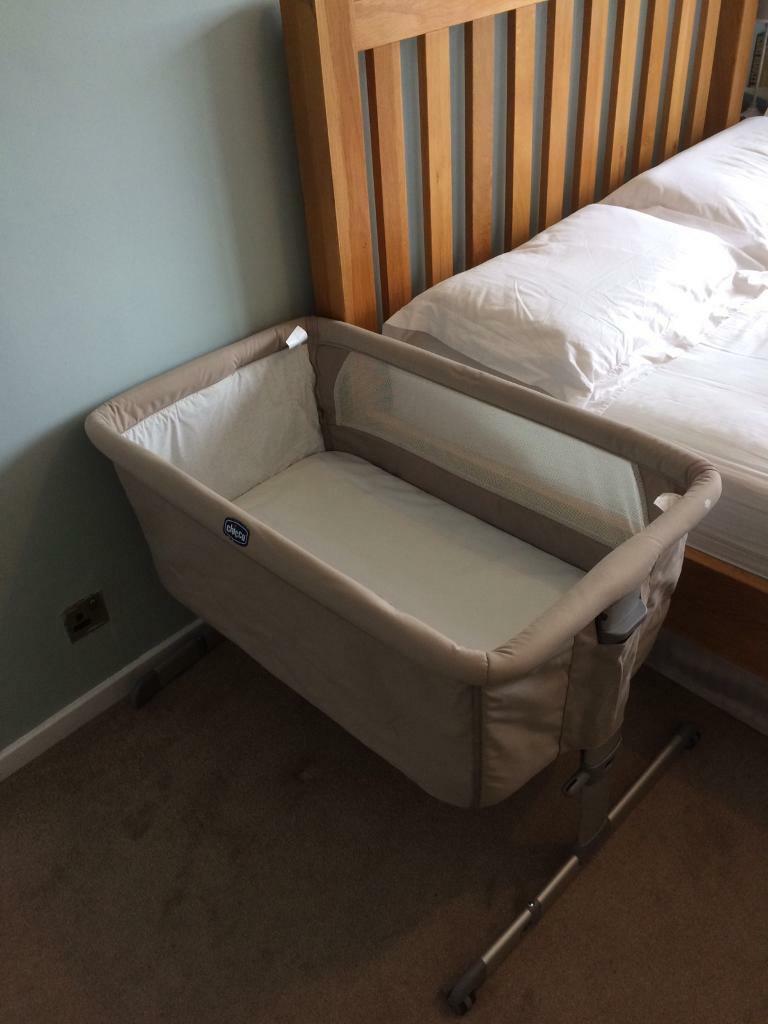 chicco next to me crib dove grey